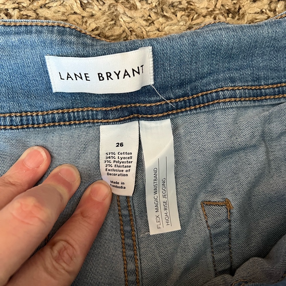 Lane Bryant Jean with lace detail Women’s Plus Size 26 - Picture 7 of 8